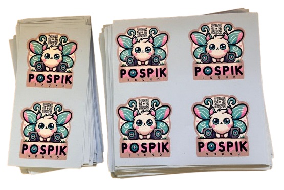 UV-bedrucktes Papier